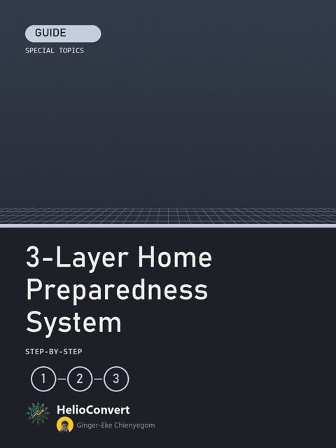3-Layer Home Preparedness System