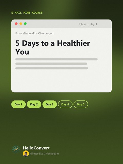 5 Days to a Healthier You 