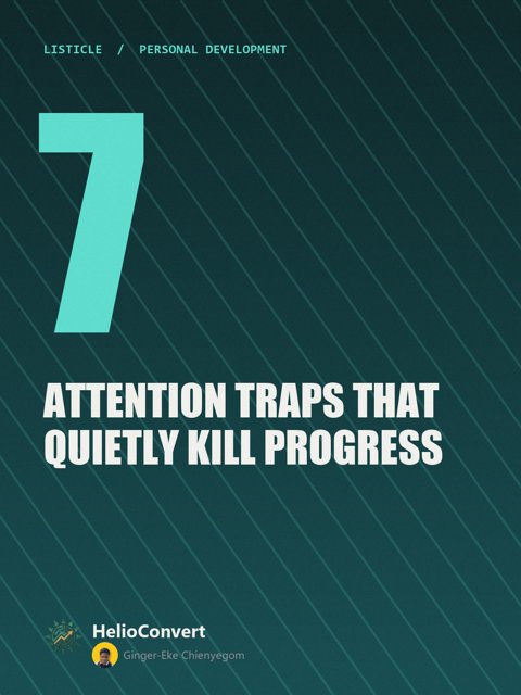 7 Attention Traps That Quietly Kill Progress