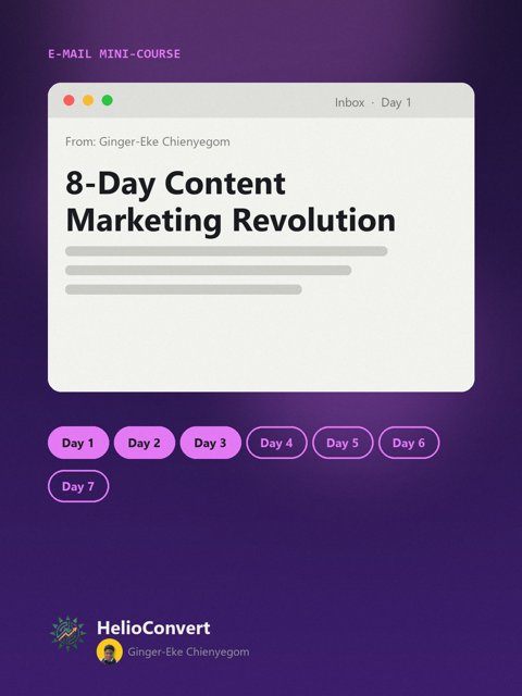 8-Day Content Marketing Revolution
