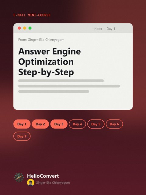 Answer Engine Optimization Step-by-Step
