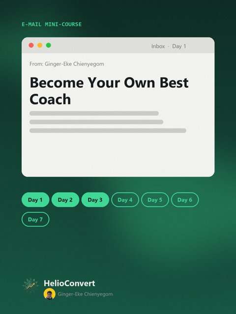 Become Your Own Best Coach