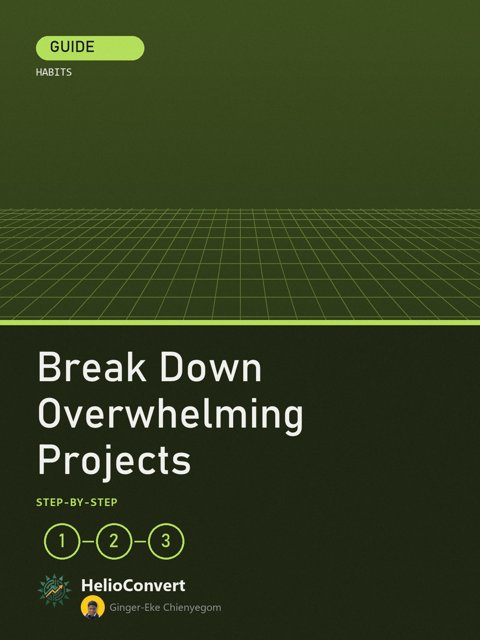 Break Down Overwhelming Projects
