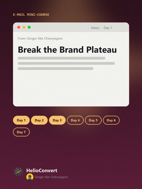 Break the Brand Plateau