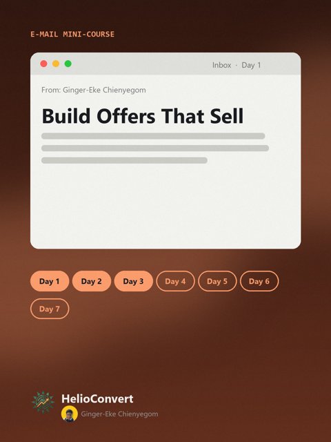 Build Offers That Sell