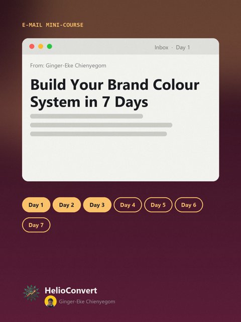 Build Your Brand Colour System in 7 Days
