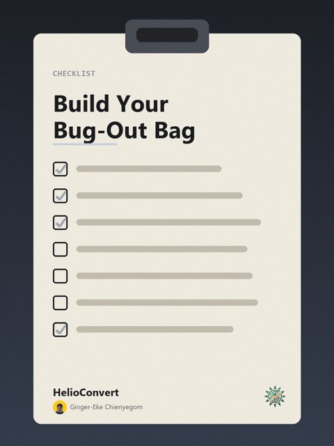 Build Your Bug-Out Bag