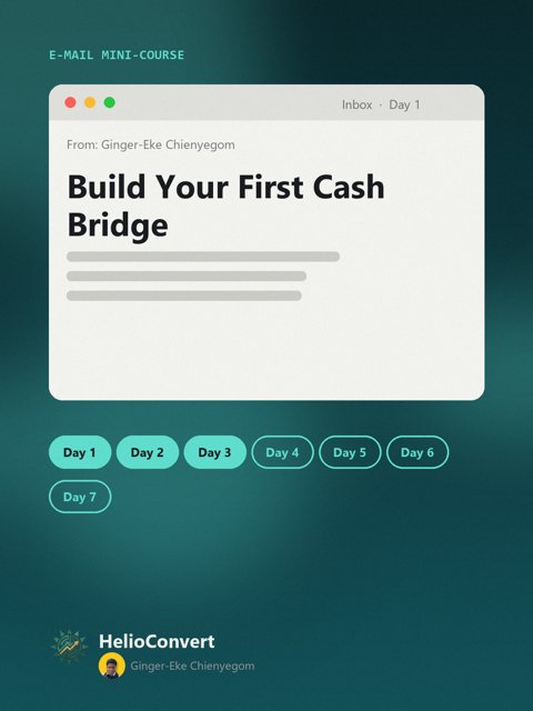 Build Your First Cash Bridge