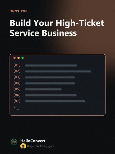 Build Your High-Ticket Service Business