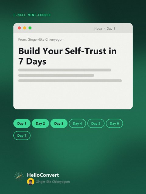 Build Your Self-Trust in 7 Days