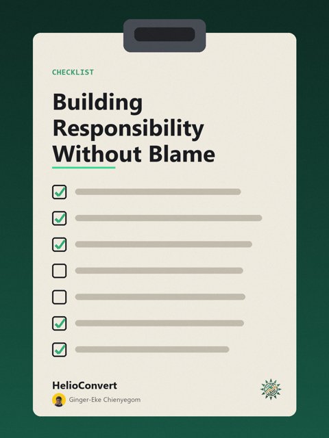 Building Responsibility Without Blame