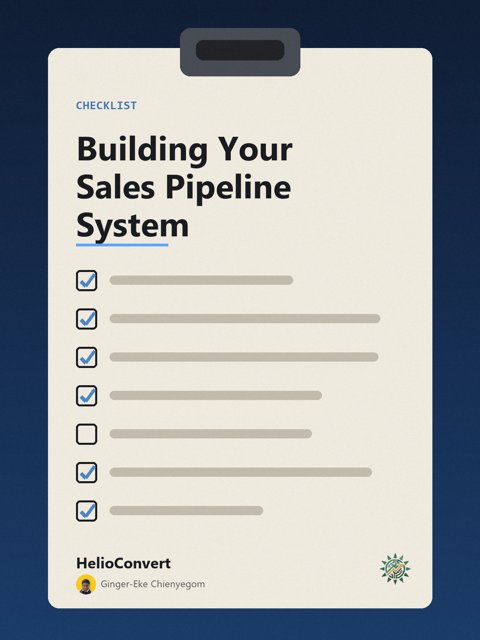 Building Your Sales Pipeline System