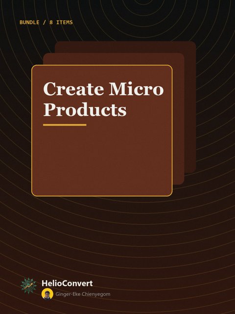 Create Micro Products