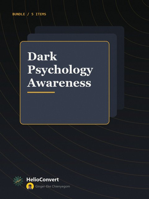 Dark Psychology Awareness