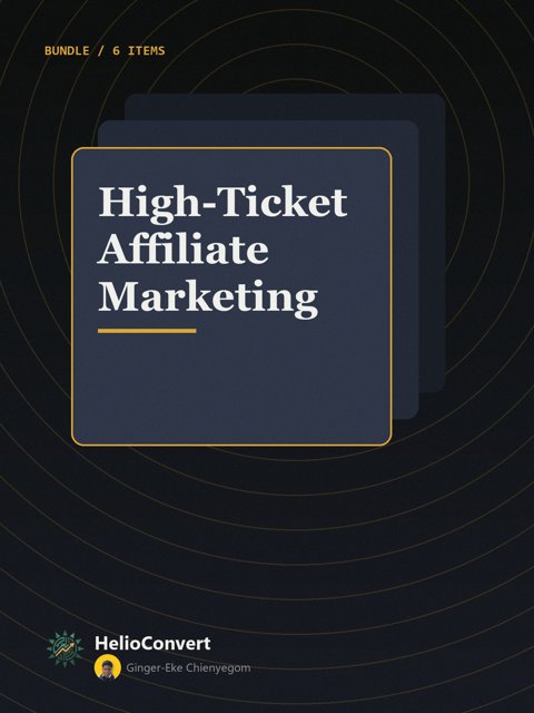 High-Ticket Affiliate Marketing
