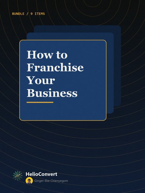 How to Franchise Your Business