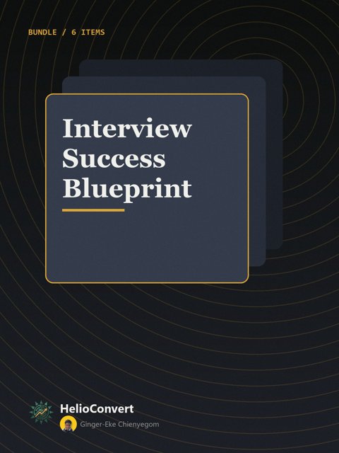 Interview Success Blueprint