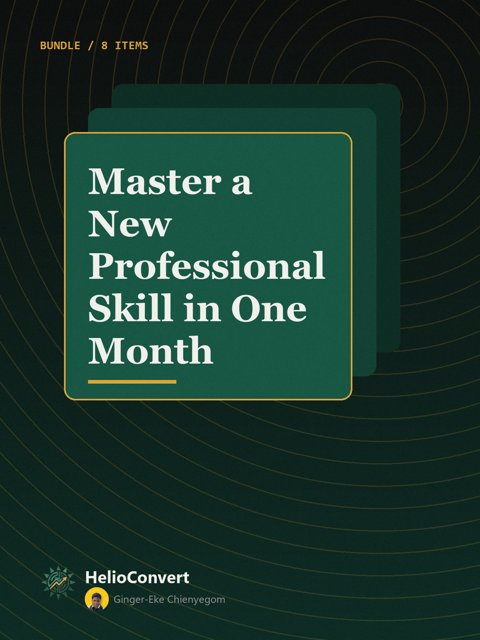 Master a New Professional Skill in One Month