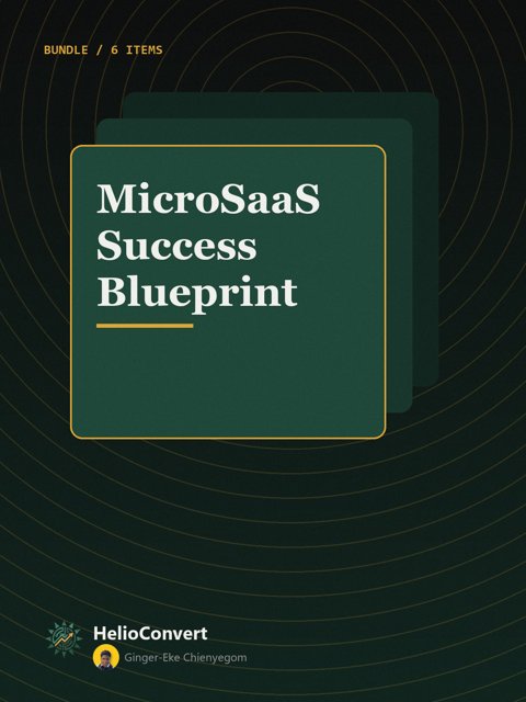 MicroSaaS Success Blueprint