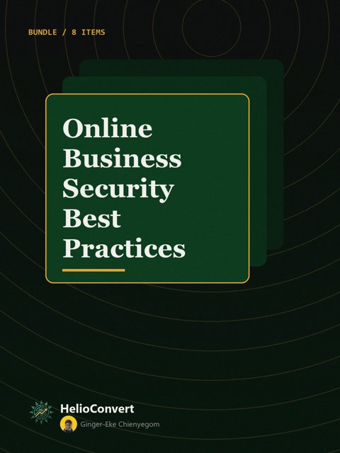 Online Business Security Best Practices