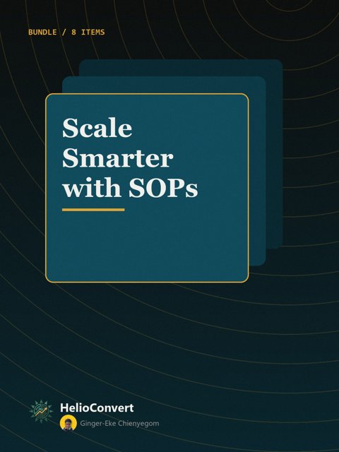 Scale Smarter with SOPs