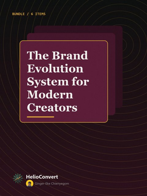 The Brand Evolution System for Modern Creators