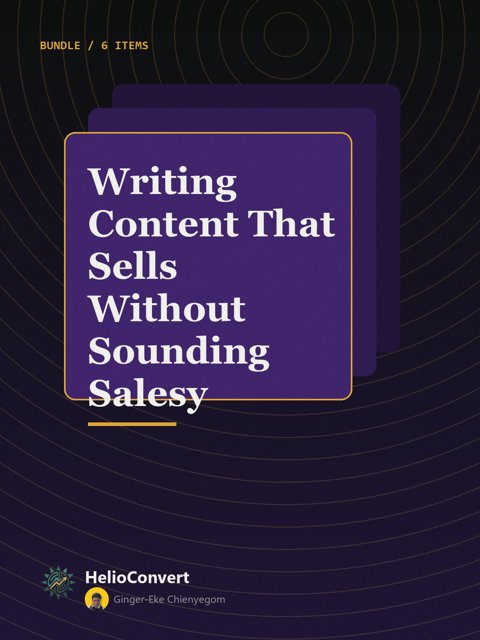 Writing Content That Sells Without Sounding Salesy