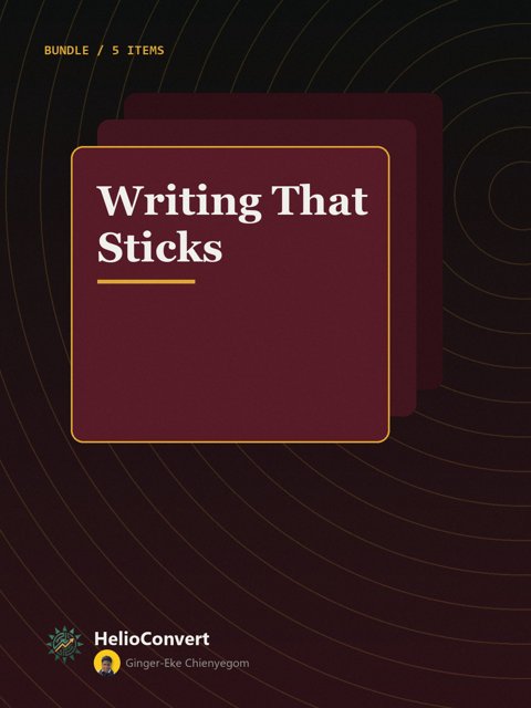 Writing That Sticks