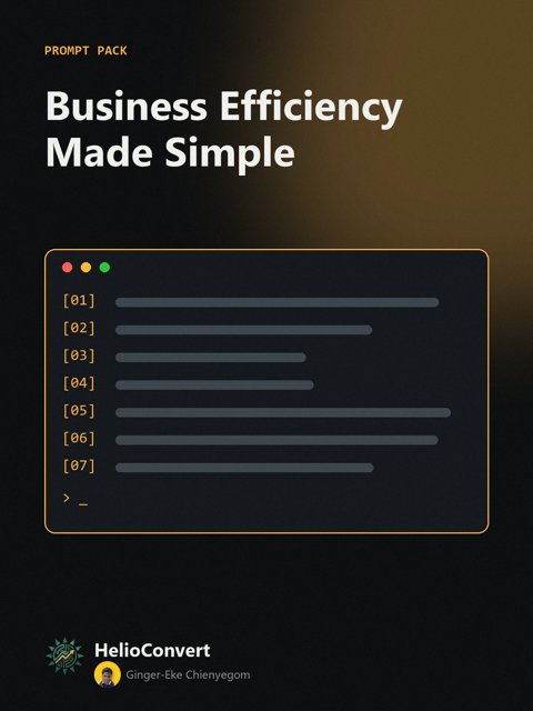 Business Efficiency Made Simple