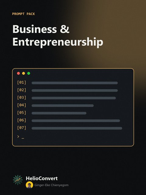 Business & Entrepreneurship