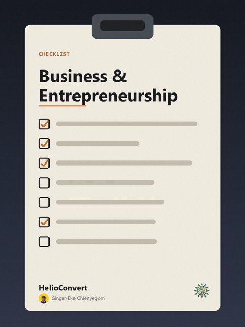 Business & Entrepreneurship