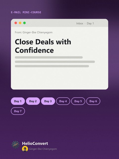 Close Deals with Confidence