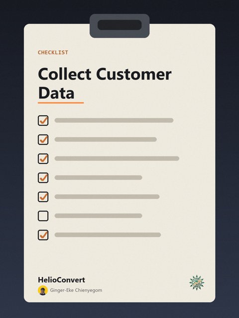 Collect Customer Data