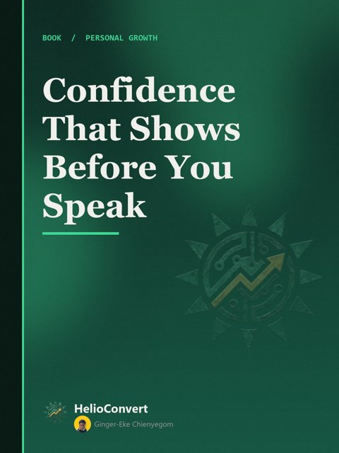 Confidence That Shows Before You Speak
