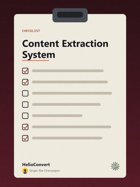 Content Extraction System