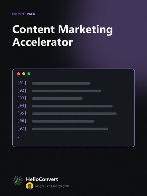 Content Marketing Accelerator