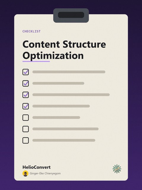Content Structure Optimization