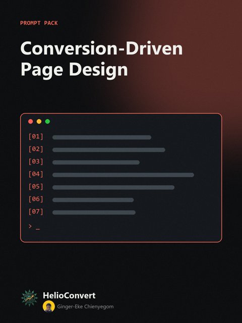 Conversion-Driven Page Design