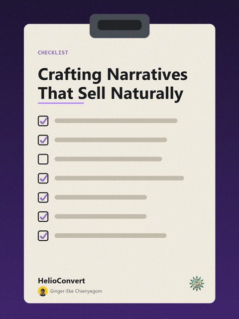 Crafting Narratives That Sell Naturally