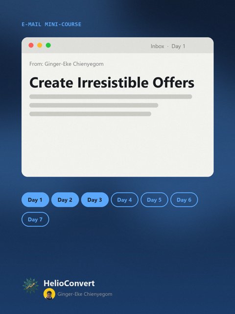 Create Irresistible Offers