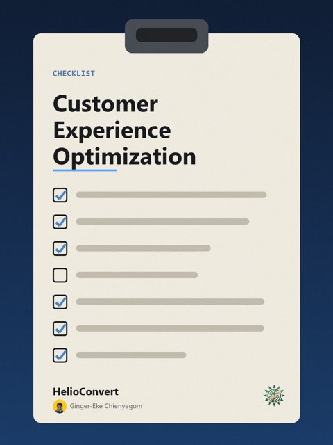 Customer Experience Optimization