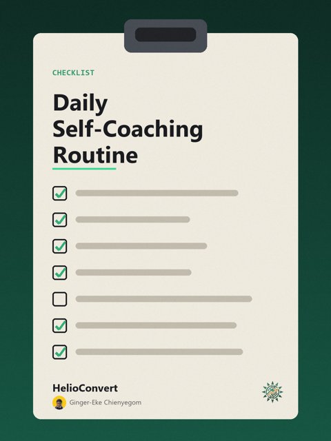 Daily Self-Coaching Routine