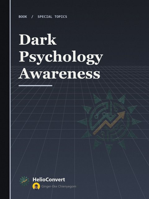 Dark Psychology Awareness