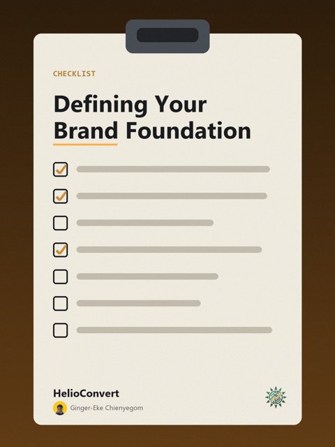 Defining Your Brand Foundation