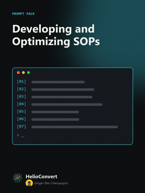 Developing and Optimizing SOPs