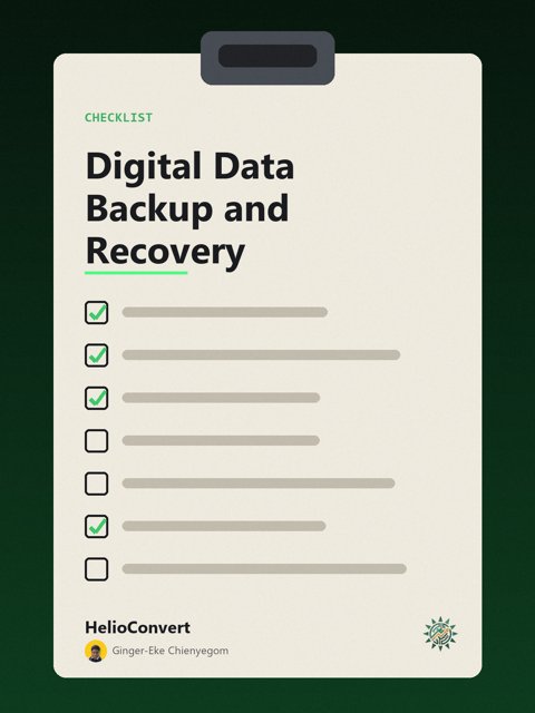Digital Data Backup and Recovery