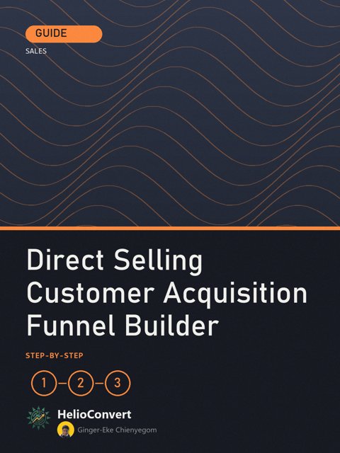 Direct Selling Customer Acquisition Funnel Builder