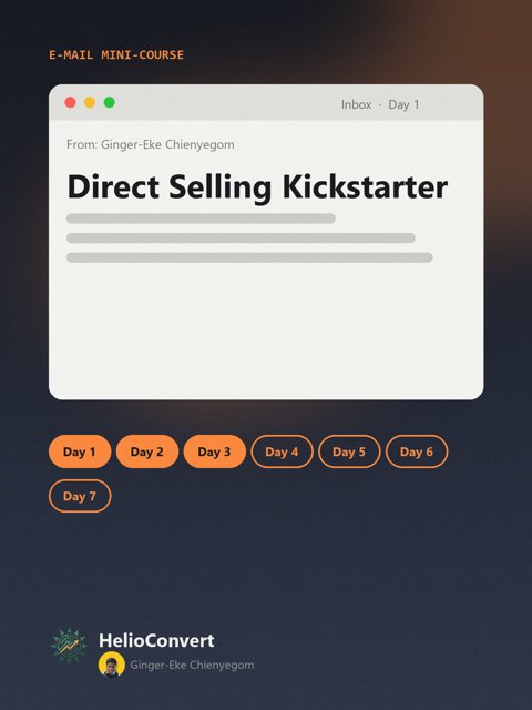 Direct Selling Kickstarter