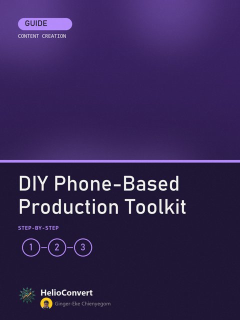 DIY Phone-Based Production Toolkit