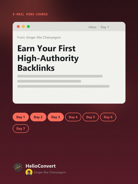 Earn Your First High-Authority Backlinks